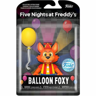 ACTION FIGUR FIVE NIGHTS AT Freddys Balloon FOXY Exklusiv 12,5CM