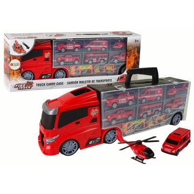 IMPORT Leantoys Feuerwehr LKW LKW Autos Set