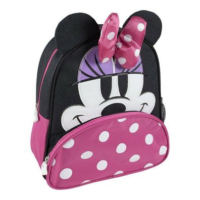 School Backpack Minnie Mouse Pink 25.5 X 30 X 10 Cm
