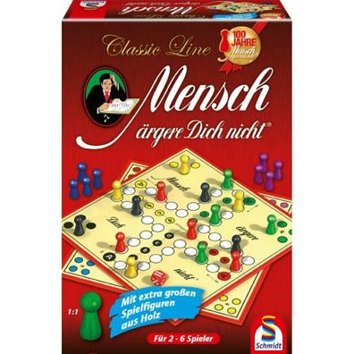 Schmidt Spiele Classic Line: Mensch Ã #164; gere dich nicht, Brettspiel
