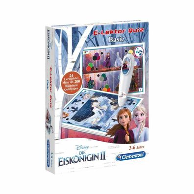 Clementoni E-Lektor Quiz Basic Frozen 2, Lernspiel
