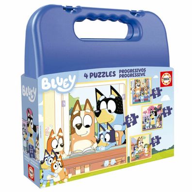 Bluey Aktenkoffer-Puzzle 12-16-20-25Stück