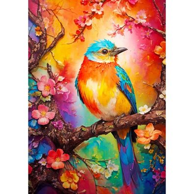ENJOY Puzzle Bunter Vogel 1000 Teile