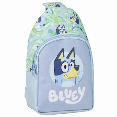 Blauer Schulterrucksack