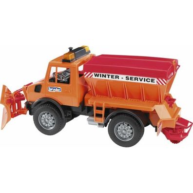 bruder MB-Unimog Winterdienst mit RÃ #164; mschild, Modellfahrzeug