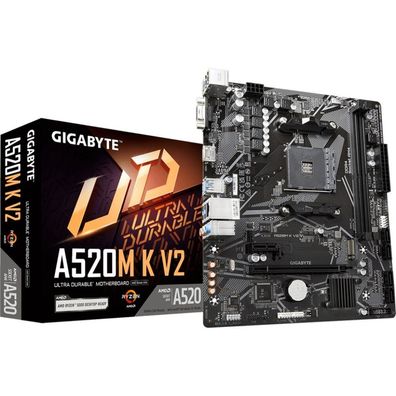 Gigabyte A520M K V2, (A520, M4, ATX, DR4)