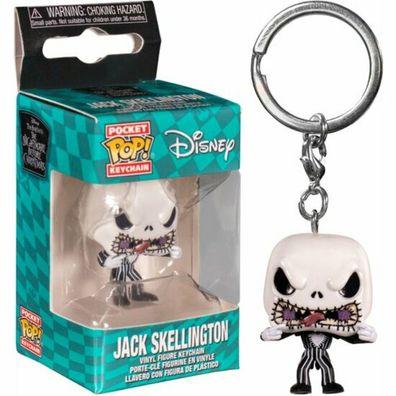 TASCHE POP Schlüsselanhänger JACK Skellington - Alptraum VOR Weihnachten DISNEY