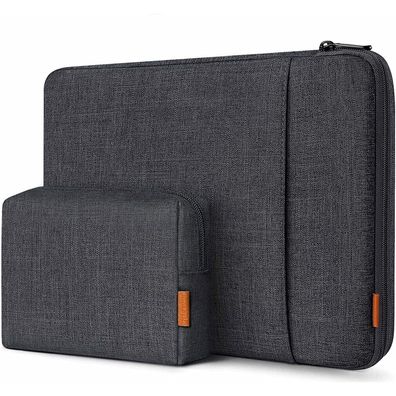 inateck Laptoptasche 13" + Zubehörta. LB01006/S1 schwarzgrau