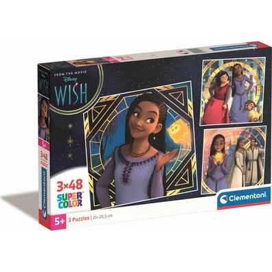 Disney Wunschpuzzle 3x48Stück