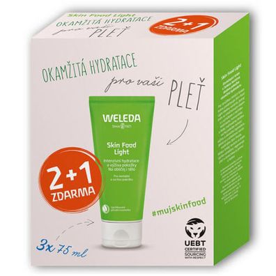 Gift Set of Moisturizing and Nourishing Cream Haut Food Light 3 x 75ml