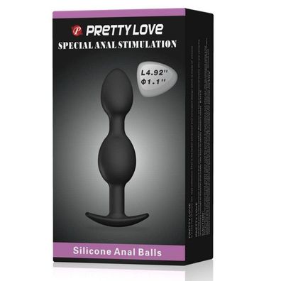Pretty Love Heavy Balls Silikon Butt Plug 3