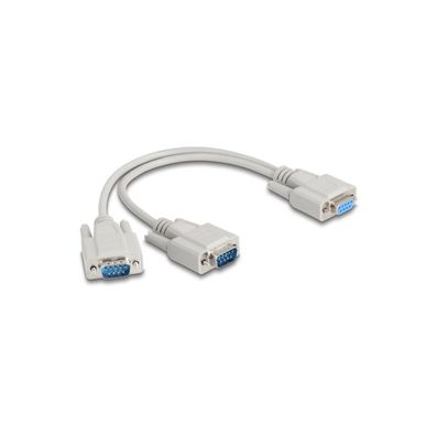Delock DELOCK Adapter Y Kabel D Sub BU/2x ST mit Schrauben 30cm