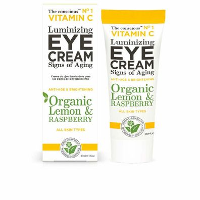 Vitamin C luminizing eye cream organic lemon & raspberry 30ml