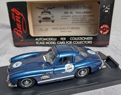 Mercedes 300 SL Flügeltürer Mille Miglia 1989 metallicblau - Bang