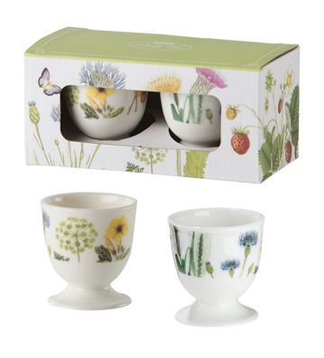 2tlg. Eierbecher Flowers, Gilde Handwerk, Geschirr