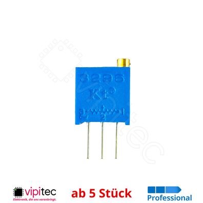 200 Kiloohm 3296 Trimmpotentiometer THT T910W Trimmer Potentiometer 200K Poti