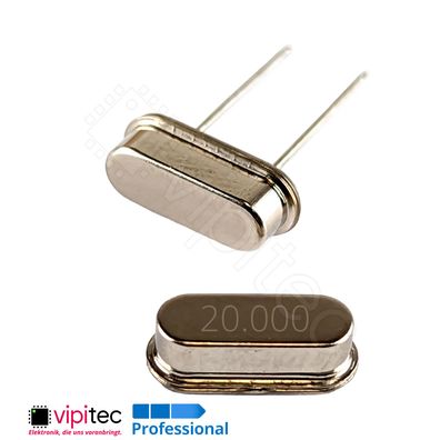 20 MHz HC-49S Schwingquarz THT Uhr Quarz Resonator Taktgeber Kristall HC49S