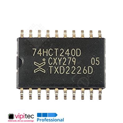 74HCT240 Puffer, Treiber, 8-fach, Tri-State, invertierend | SMD SO-20 5V TTL