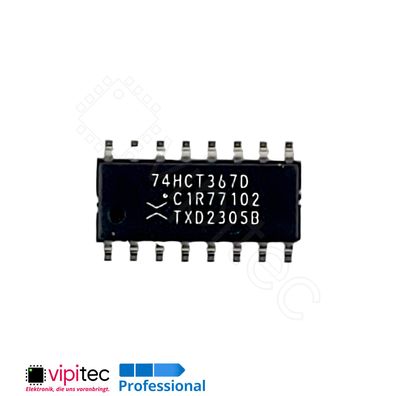 74HCT367 Puffer, Treiber, 6-fach, Tri-State | SMD SO-16 5V TTL 125°C