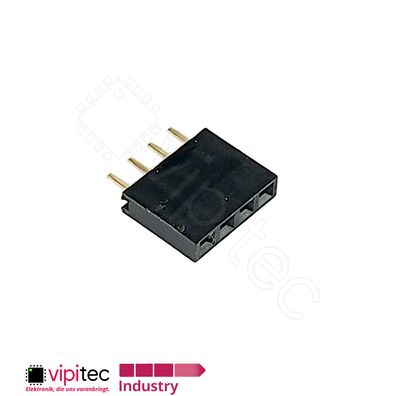 4-polige gerade Buchsenleiste | 2.54mm 1x4 Female Single Pin Socket Header