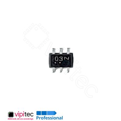 FDG6303N N-Kanal MOSFET 25V 500mA 300mW 30ns SMD SOT-363 TTL N-Channel FDG6303