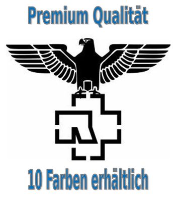 Rammstein Adler Aufkleber Auto Bike Glas Tuning Styling 6