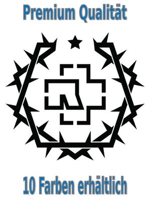 Rammstein Stacheldraht Aufkleber Auto Bike Glas Tuning Styling 14