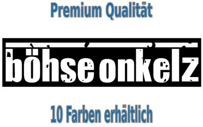 Böhse Onkelz Logo Aufkleber Auto Bike Glas Tuning Styling 15 XL ca.60x12cm