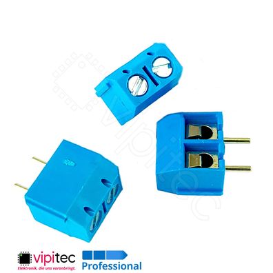 2-polige Printklemme 16A Schraubklemme Anschlussklemme 2-Pin PCB Terminal Block