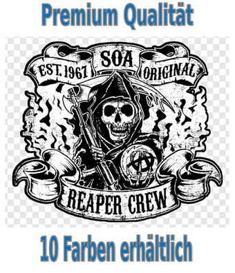 Sons of Anarchy Aufkleber Auto Bike Glas Tuning Styling 19