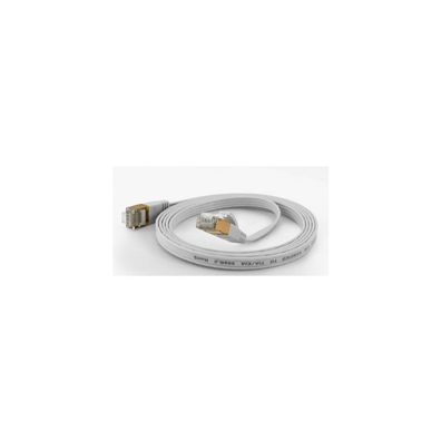 Wantec Patchkabel FTP, CAT6, q=1,6x6,5mm, 0,10m weiß