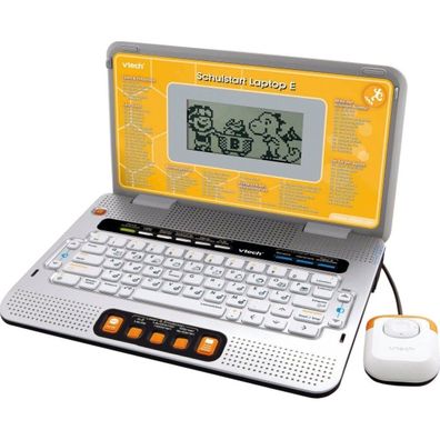 VTech Schulstart Laptop E, Lerncomputer (gelb/grau)