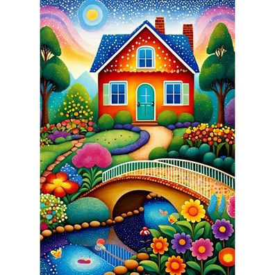 ENJOY Puzzle Bunter Baum 1000 Teile