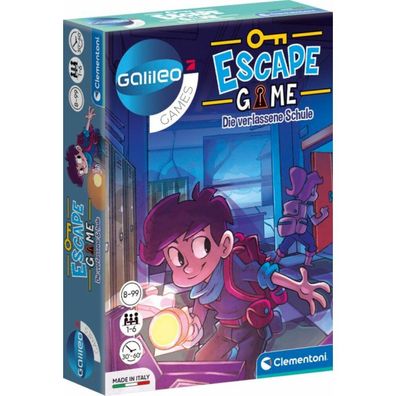 Clementoni Escape Game - Die verlassene Schule, Partyspiel