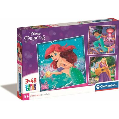 Disney Prinzessin Puzzle 3x48Stück