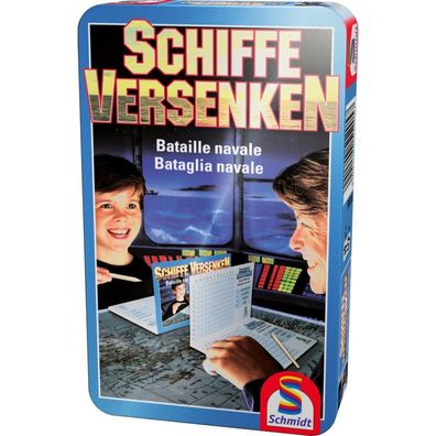 Schmidt Spiele Schmidt Spiele Schiffe versenken Mitbringspiel in der Metalldose