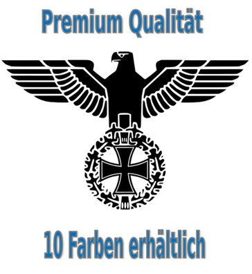 Adler Eisernes Kreuz Aufkleber Auto Bike Glas Tuning Styling 45