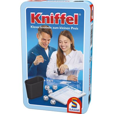 Schmidt Spiele Schmidt Spiele Kniffel Mitbringspiel in der Metalldose