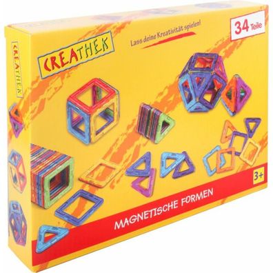 Vedes Creathek Magnetische Formen, 34 Stück