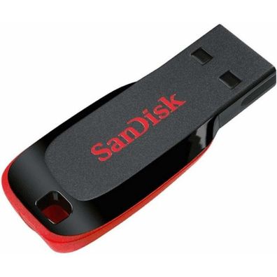 SanDisk USB-Stick Cruzer Blade schwarz, rot 128 GB