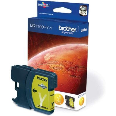 Brother Druckerpatrone LC-1100HY-Y gelb