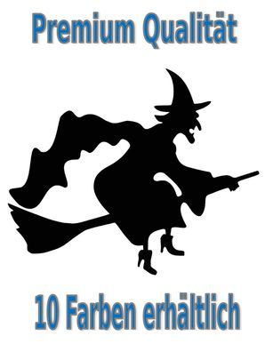 Hexe Aufkleber Auto Bike Glas Tuning Styling 80