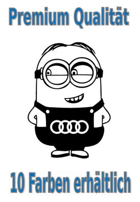 Minio Audi Aufkleber Auto Bike Glas Tuning Styling 94