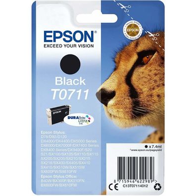 Epson Epson Ink Black Schwarz T0711 (C13T07114012)