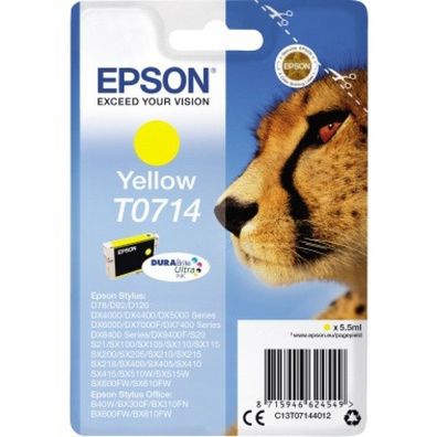 Epson Druckerpatrone DURABrite Ultra T0714 (C13T07144012) gelb