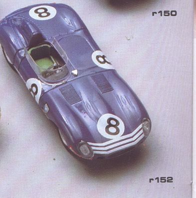 152 - Jaguar D Type, Le Mans 1954-60, Brumm Modell