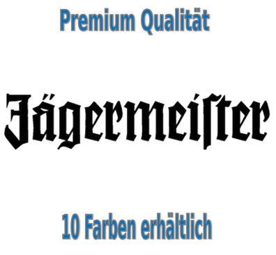 Jägermeister Aufkleber Auto Bike Glas Tuning Styling 98