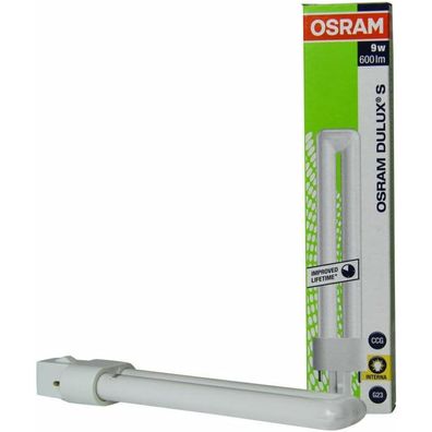 OSRAM Kompaktleuchtstofflampe DULUX S G23 9,1 W matt