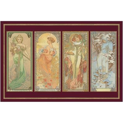 Piatnik Metallic-Puzzle Vier Jahreszeiten 1000 Teile
