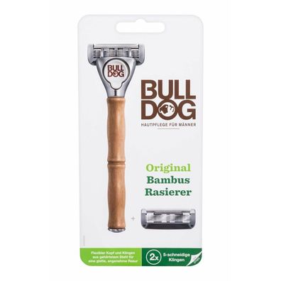 Bulldog Rasierer, Original Bambus + 2 Klingen, 1 St